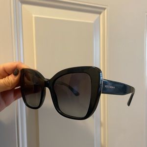 Brand New Black Large Frame Dolce & Gabbana Sunglasses. Super flattering!